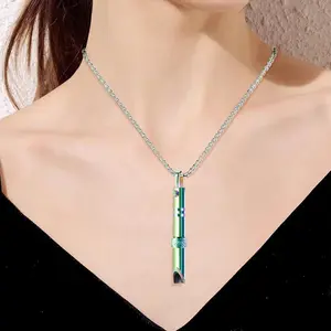 Breathing Necklace Anxiety Necklace Quit Smoking Necklace Mindful Anxiety Relief Serves as a Tool for Meditation Stress Panic Attacks for Women men