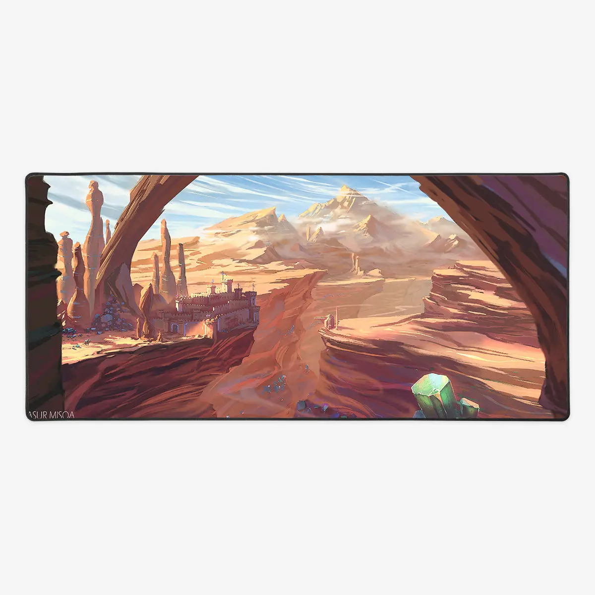 Lassiera Mountains Extended Mousepad, Computer Mouse Pad with Anti-Slip Base, Gaming Mousepad, Mouse Pads for Desk, Anti-Slip Base Mouse Pads