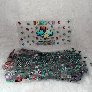 UVDTF Bundles, 16oz uvdtf wraps, 75 wraps included