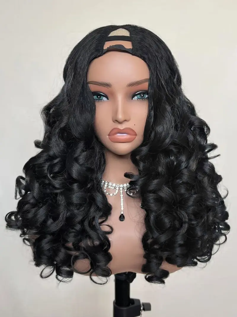 Long Curly Lace Front Wig for Black Women Highlight 13x4x1  display picture 3