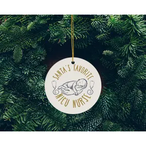 Nicu Nurse Ceramic Ornament Rn Gift Nicu Nurse Gift Nicu Nurse Christmas Ornament Nicu Thank You Gift Nicu Appreciation Gift