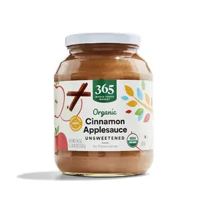 365 by Whole Foods Market, Organic Cinnamon Apple Sauce, 24 Ounce Flavor Fruit