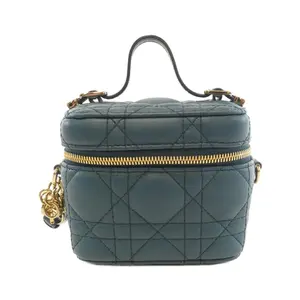 Pre-owned Dior Lambskin Tote Bags Lady Micro Vanity Case Bag