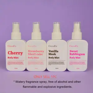 Body Spray 120ML, Fragrance Mist Cherry Intense Perfume Fresh Delicate Scent, Unisex Perfume Cosmetics, Travel Perfume Gift, Men Women