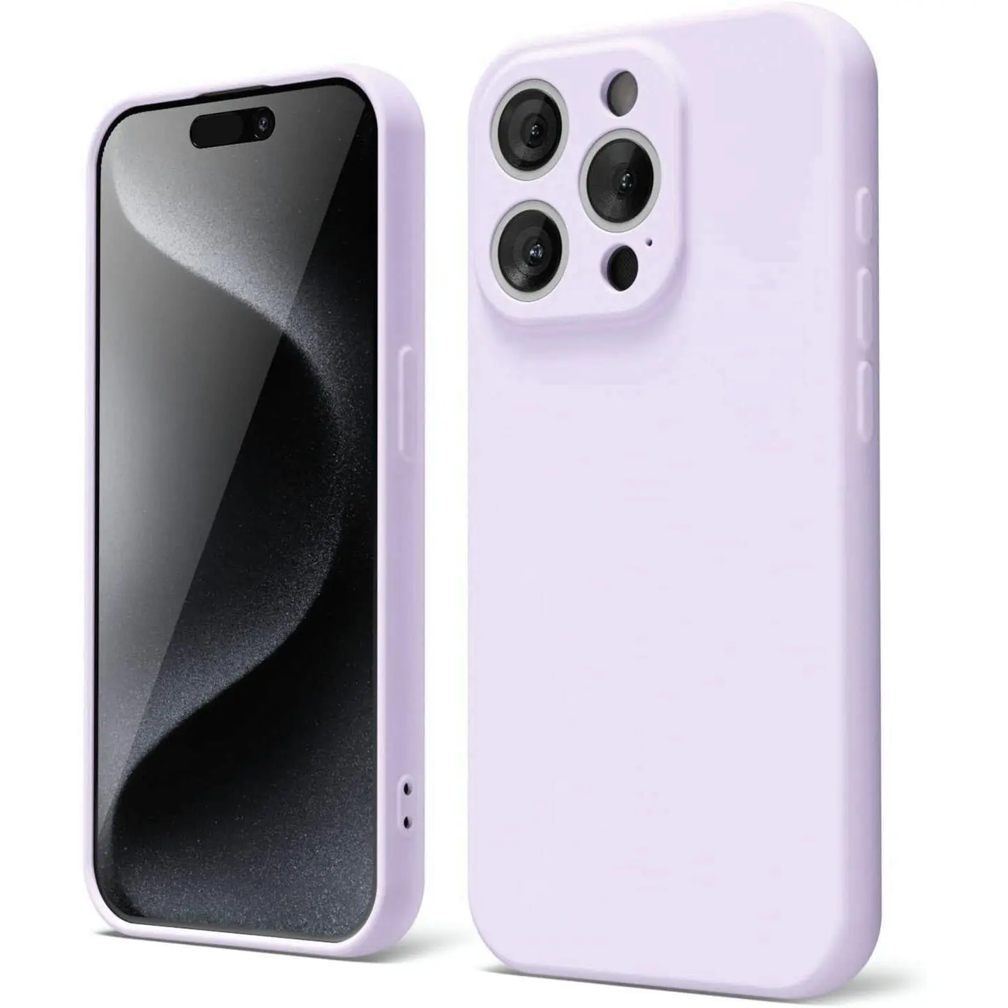 Matte TPU Plain Solid Color Phone Case for iPhone 11-17 Series, Slim Soft Grip Smartphone Casing, Anti-Fingerprint Shockproof Cellphone Protector with Camera Cover for Men & Women, Handheld Devices Accessory
