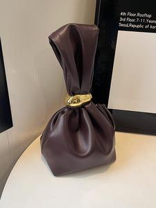 women's solid color bucket bag, fashionable pu leather zipper handbag for daily used, casual trendy versatile high-quality daily commuting bag, everyday bags