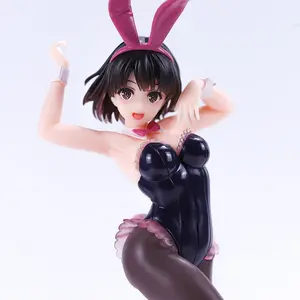 In Stock Megumi Kato [Saekano: How to Raise a Boring Girlfriend] Bunny Girl Figure Beautiful Girl Anime Model Desktop Ornaments