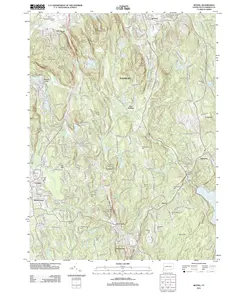Bethel Connecticut USGS Topographic Quadrangle Map, 2012, 1:24000