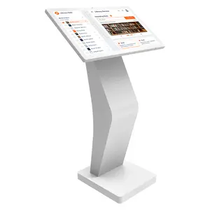 27Inch Touch Screen kiosk, Interactive LCD Touch Screen Digital Signage, K-Style Indoor Digital Signage, 10pt PCAP Display Signage, Windows OS, Interactive Display for Mall Navigation/Self-Ordering