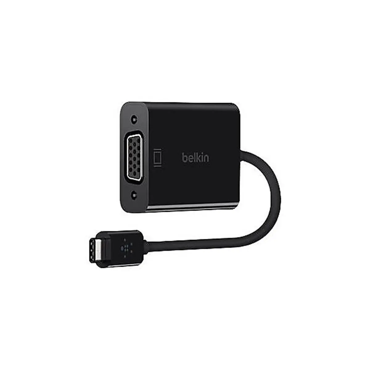 Belkin B2B143-BLK USB-C to VGA External Video Adapter - Multifunctional USB Type-C Adapter for Work, with Seamless Connection, Tested by Belkin, Carry Bag & Label