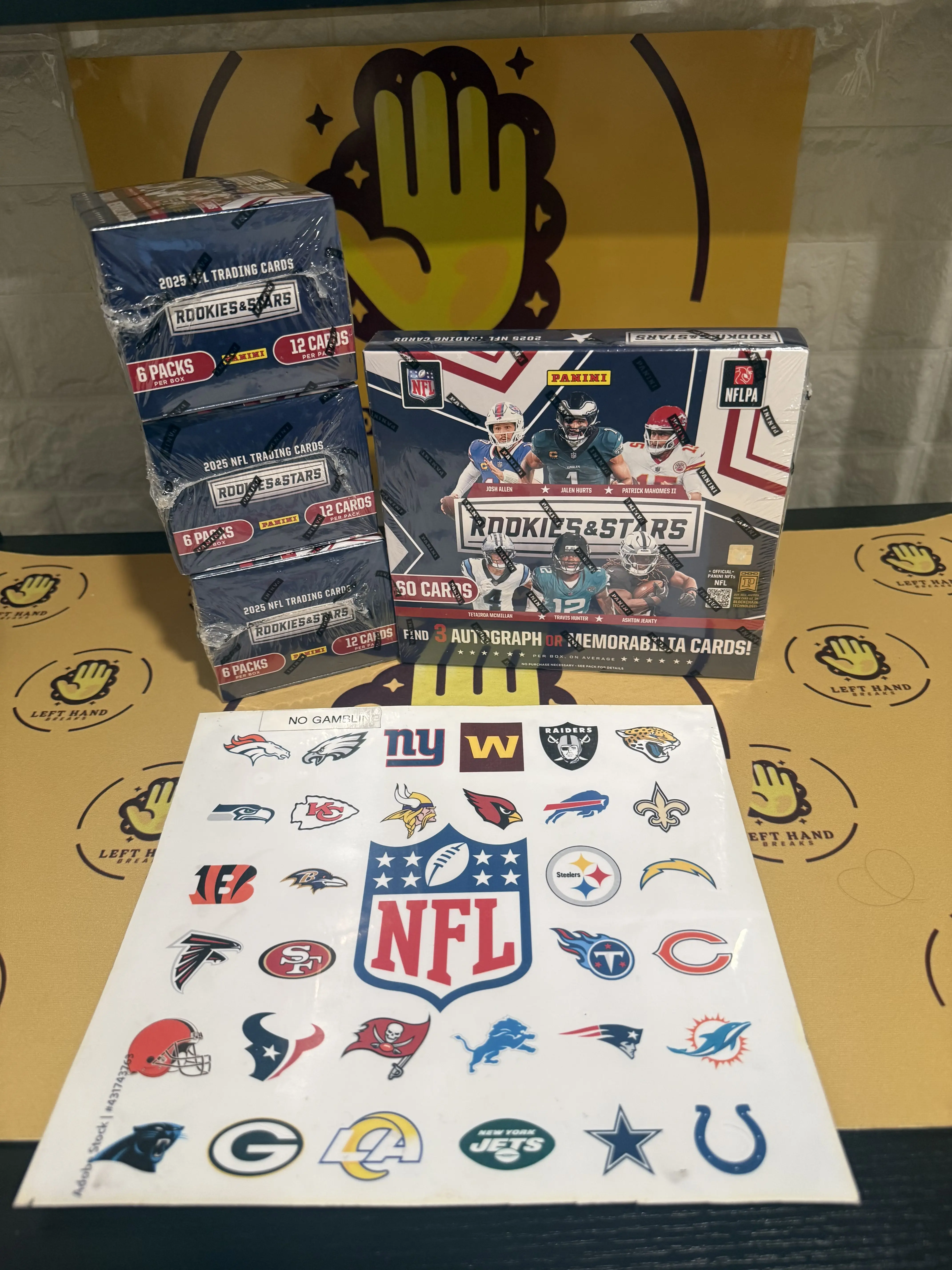 Break #86 2025 Rookies and Stars Break 3 Blasters 1 Preferred Hobby and 6 LHB Repacks