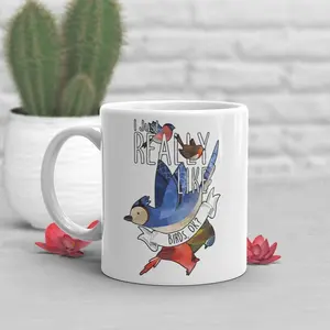 Bird Coffee Mug, Funny Bird Lover Gift, Birding, Birdwatching Cup, Twitcher, Ornithologist, Watcher, Watching, Cardinal, Wild Blue Jay Robin