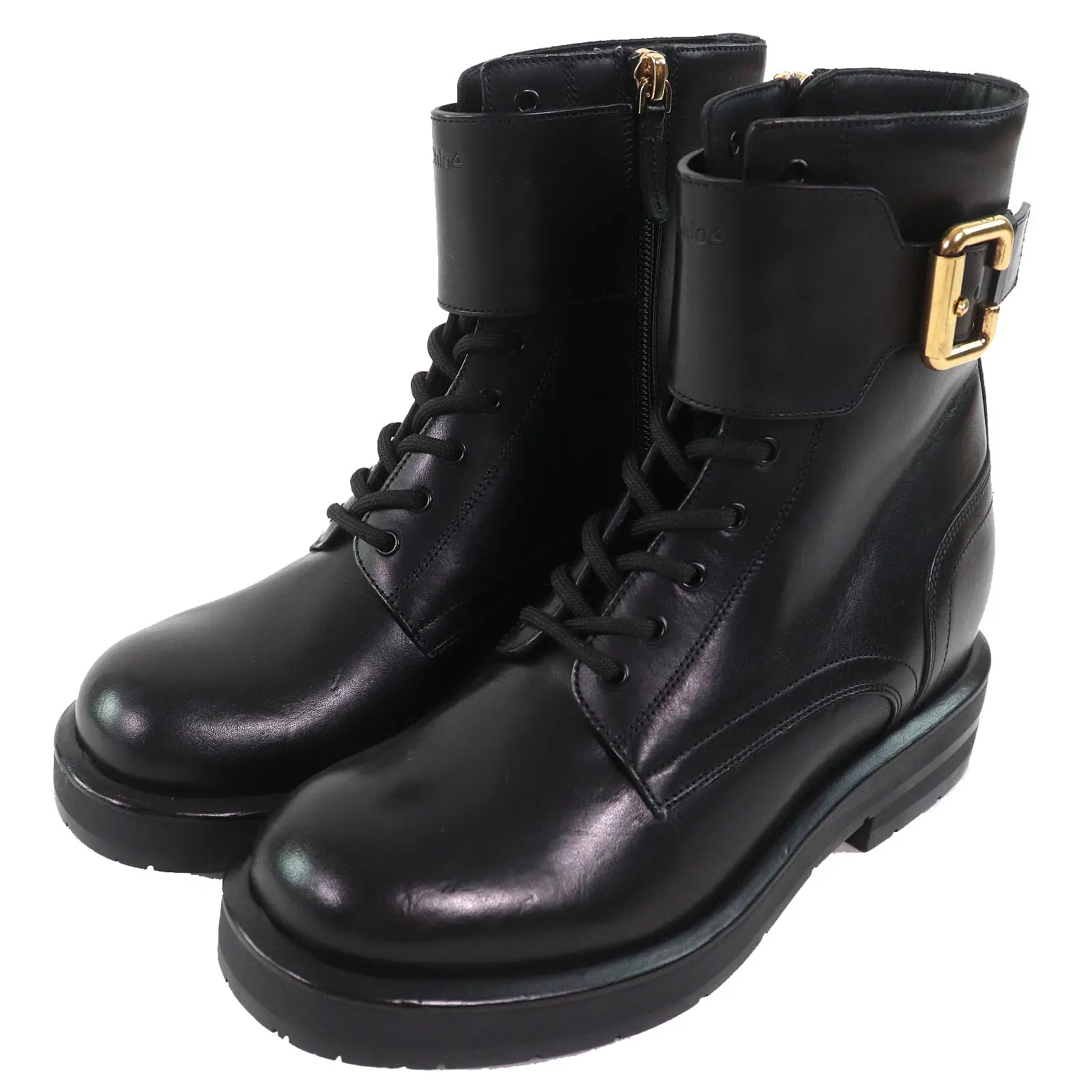 Pre-owned Chloé Others Small Leather Goods Chloe CODDINGTON Leather Ankle Boots