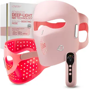4D LED Light Face Mask – Advanced 6 Modes Light Therapy Red, Blue, Amber & Near Infrared