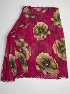 Women's Elegant Chic Casual Wear Floral Print Ready-to-Wear Boutique Saree Dress - Everyday Style Womenswear