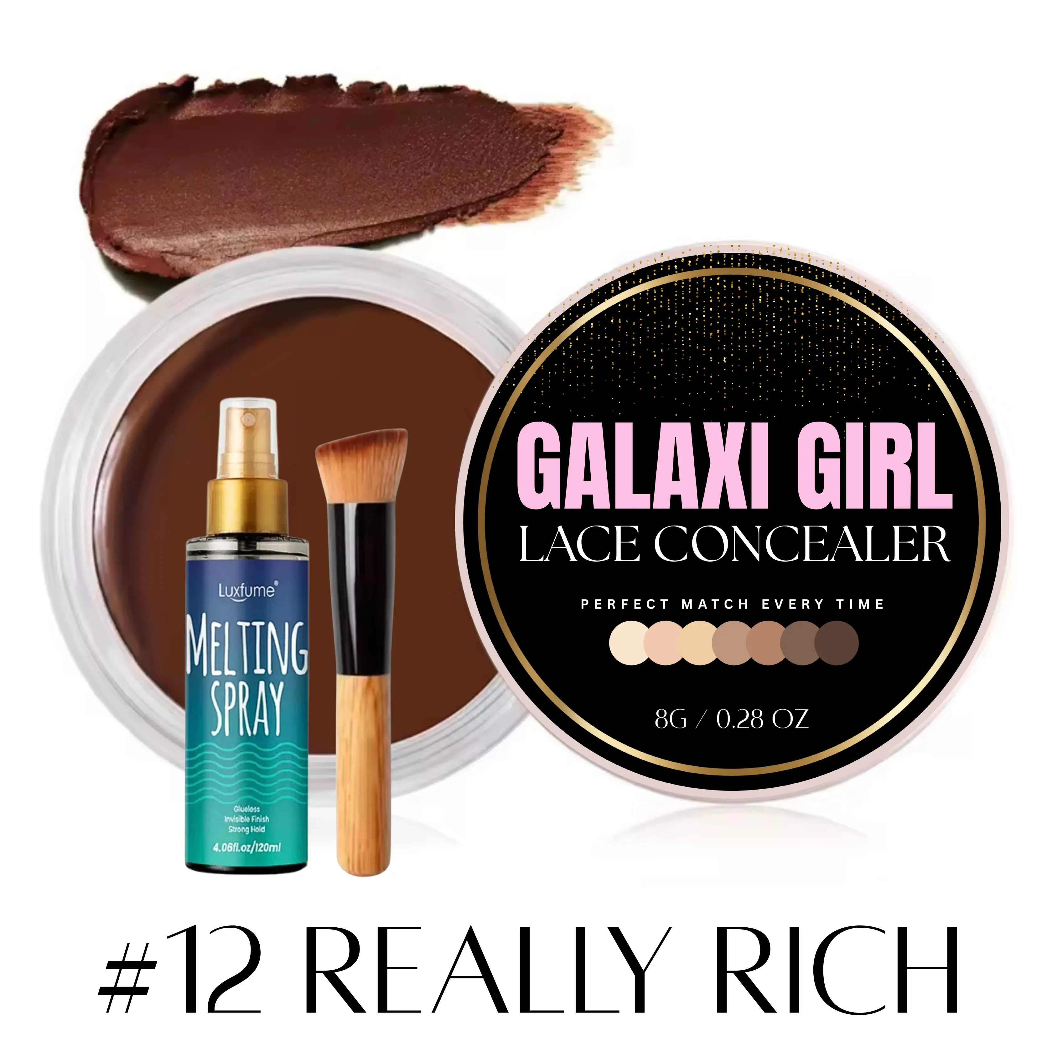 Lace Tint Concealer Kit (#12 - Really Rich)