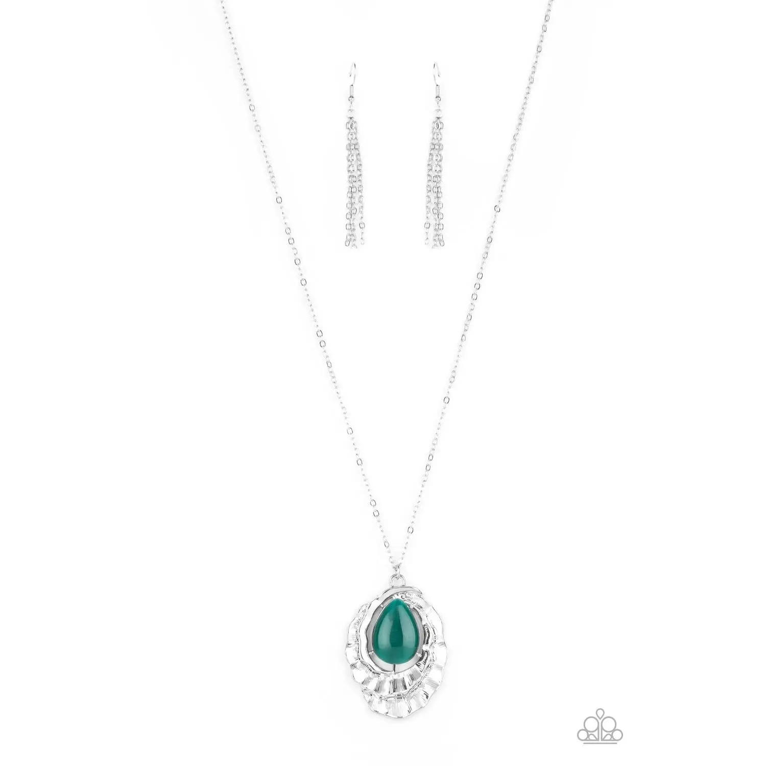 Titanic Trinket Green Necklace