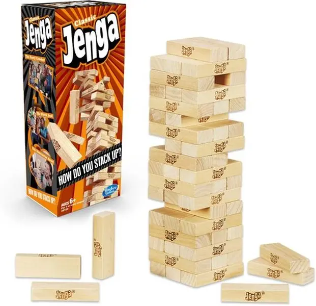 Jenga Classic - Stacking Tower Party Game  [GAMES (MISC)] Table Top Game