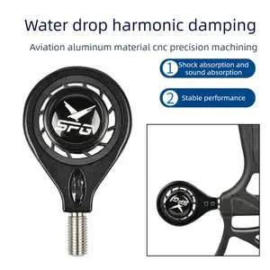 Waterdrop Harmonic Damper – Rubber & Metal Shock Absorber for Composite Recurve & American Hunting Bow Risers/Limbs