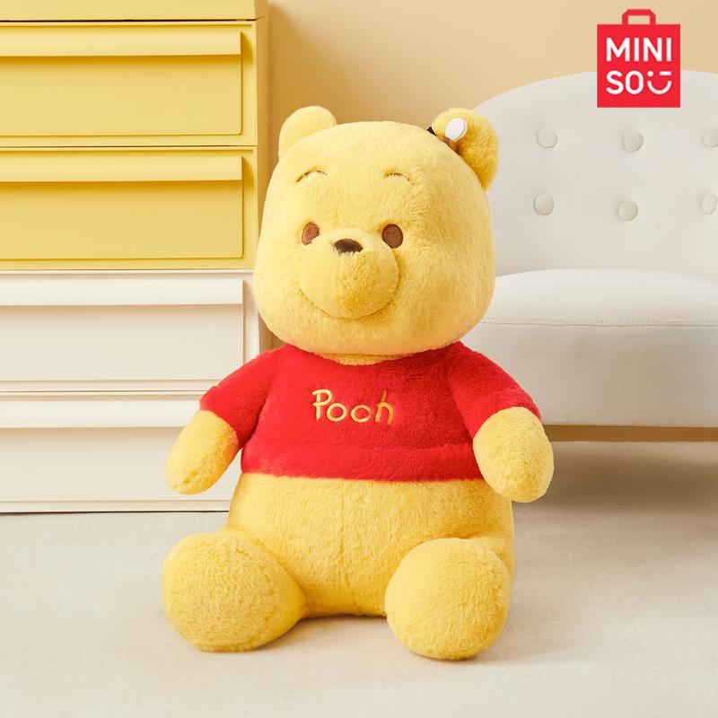 【Holiday Gift】Disney Winnie the Pooh Basic Series Sitting Plush Doll 31.5inch/19.69inch, Adorable Classic Character Stuffed Toy, Suitable Gift for Women & Fans, Holiday & Holiday Haul & New Year