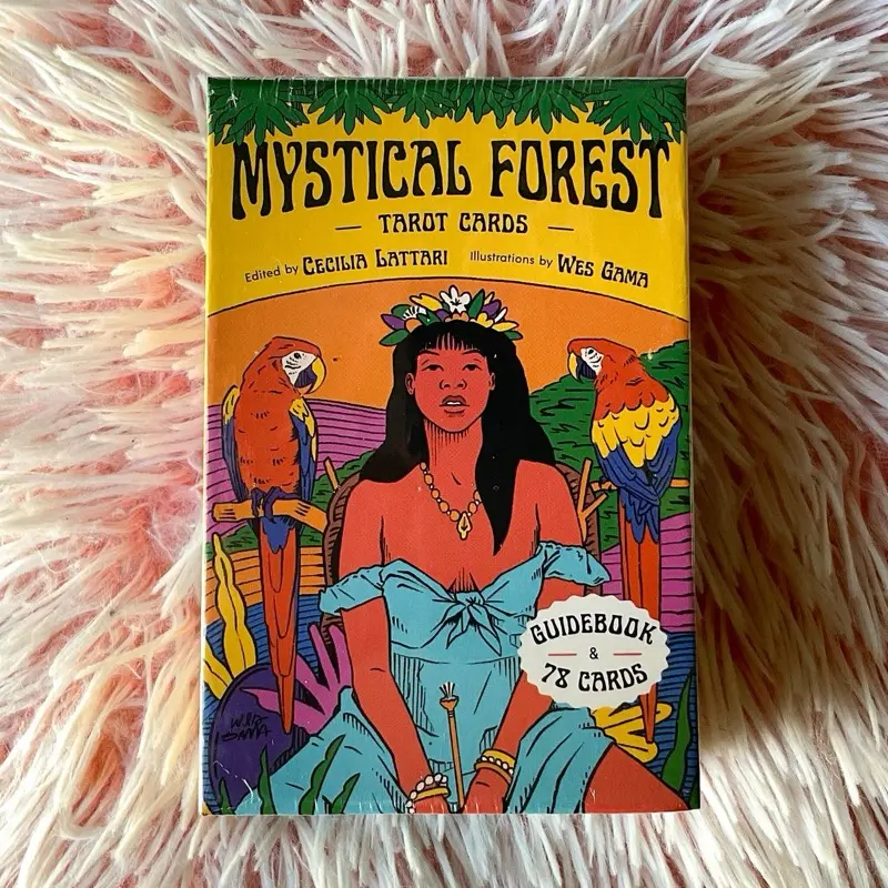 Mystical Forest Tarot by Cecilia Lattari & Wes Gama - 78 Card Tarot Deck with Guidebook