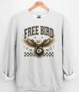 Free Bird 8 Ball Graphic Top