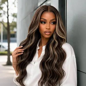 [New Arrival] Frodio Veralux™ Blend Human Hair Loose wave Wig 28 Inches | Wear & Go Glueless wigs 9x6 Lace Brown Highlight