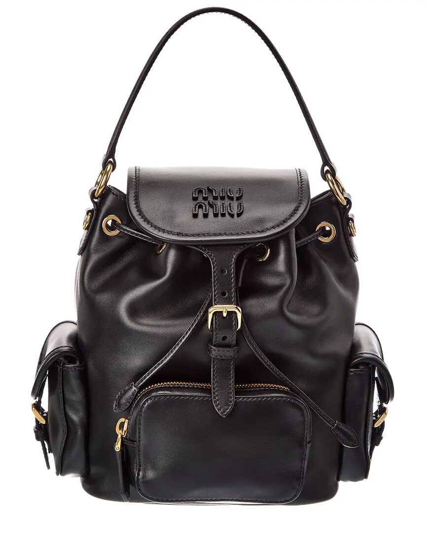 Miu Miu Leather Backpack