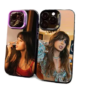 E-Ella L-Langley Singer Phone Case For iPhone 17, 16,15,14,13,12 Plus,Pro Max, Colorful Silver Funda Cover