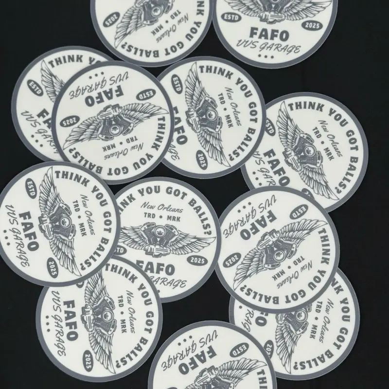 FAFO circle sticker