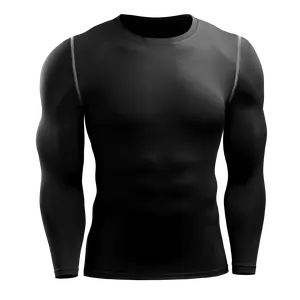 NELEUS 3 Pack Men's Compression Tees with Color Block Lines Gym Workout Tops