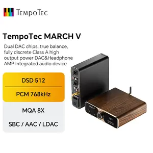 TempoTec MARCH V Series Dual DAC chips, true balance, fully discrete Class A high output power DAC&amp;Headphone AMP integrated audio device