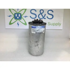 GE Capacitor 27L651 80/5uf 370Vac +/-6% 50/60Hz