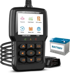 Beaspire OBD2 Scanner – Code Reader, Reset, I/M, Battery Test, Mode 6/8, 1996+