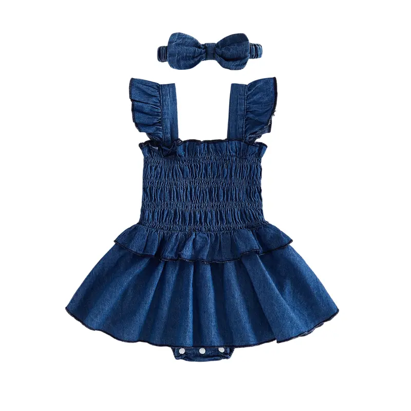baby matalan denim dress