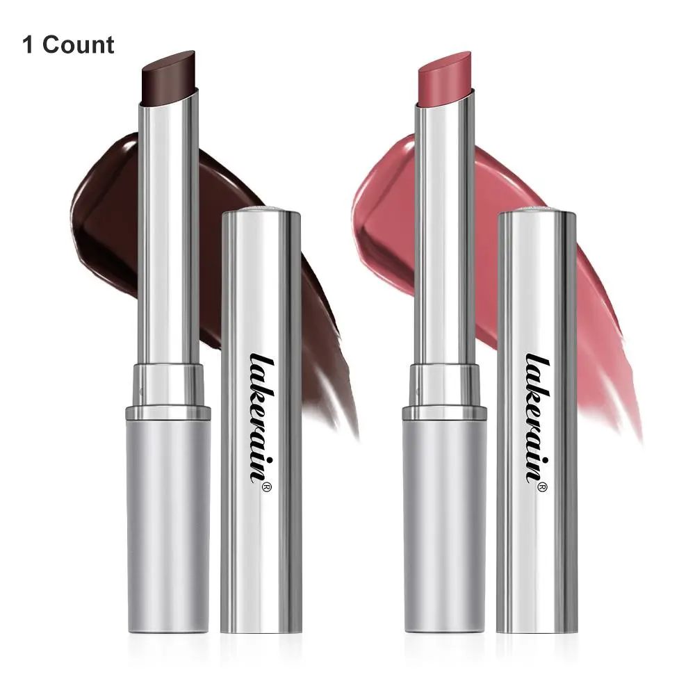 Long-lasting Moisturized Lipstick, 1 Count Moisturizing Lip Care with Natural Sheer Glossy Color, Lightweight & Portable 2-in-1 Hydrating Balm & Subtle Lipstick, Lipgloss