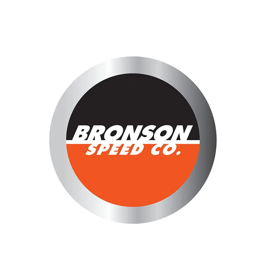 Bronson Speed Co. Spot Logo Foil Mylar Sticker - 12 in Decorative Bumper Decal, "Fast as F#ck", 1 Unit, Menswear Apparel & Accessories