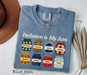 Comfort Colors® Inclusion Is My Jam Shirt, Special Education Teacher Autism t-shirt, Autism Teacher, Inclusion Teacher, Neurodiversity Tee