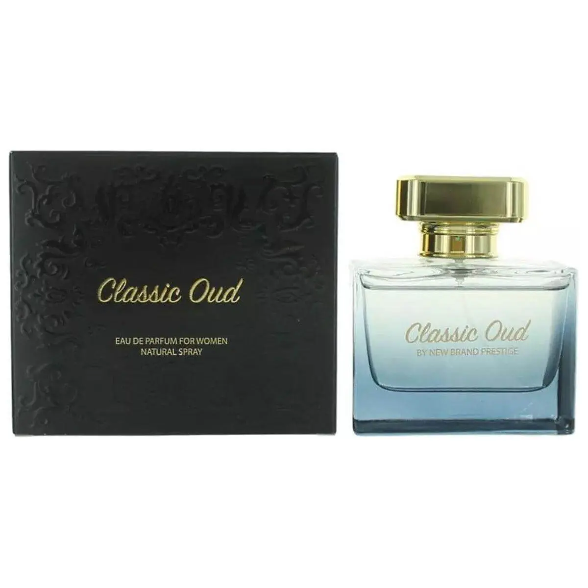 New Brand Classic Oud Women's EDP Perfume - 3.3oz/3.4oz Newly Boxed, Floral & Fruit-Flavored Perfumed Oud Women's Fragrance with Damask Rose, Raspberry Pear Notes, Floral Women's Fragrance