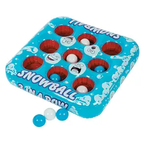 27" x 5" Inflatable Vinyl 3-in-a-Row Snowball Ball Toss Game