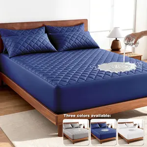 Waterproof Mattress Protector,  Mattress Pad Noiseless with Deep Pocket, Soft Breathable Dirt-Proof Bed Mattress Cover Washable for Home, Bedroom, Hotel，Pillowcase not included