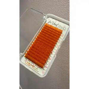 ORANGE LASH EXTENSIONS