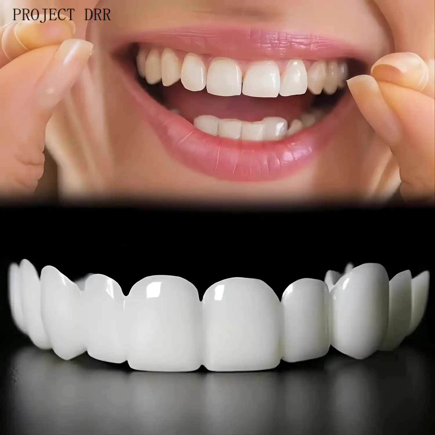 2 Pairs,Temporarily Adjustable for Men and Women, Nature and Comfortable,Regain Confident Smile Oral WhiteningFashion PROJECT DRR