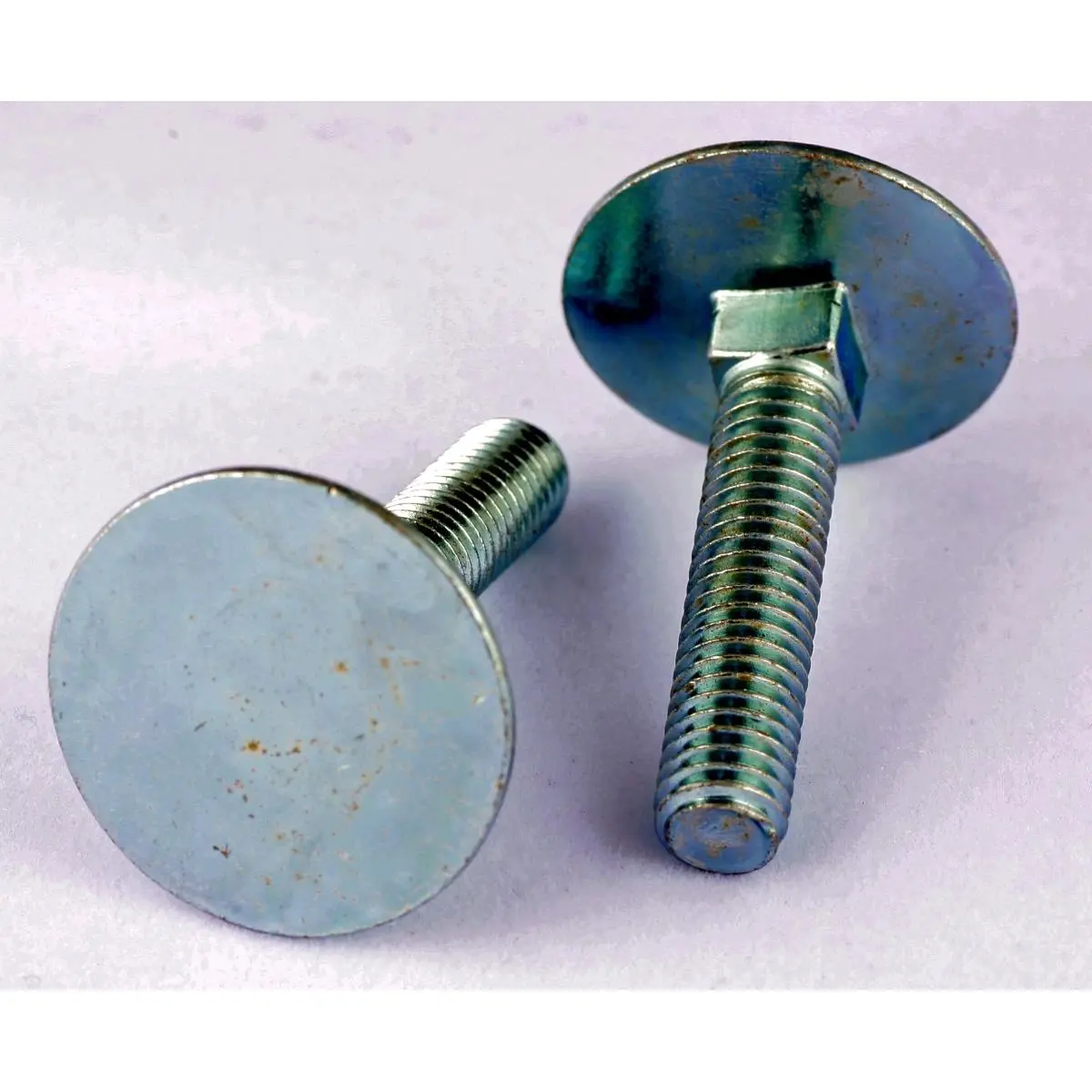 High Strength Zinc Plated Steel Metal Elevator Threaded Hex Bolts for Construction, Heavy-Duty Fixings, Size 0.37-16 x 3" (0.37-16 x 3 in), 11.07 lbs, Box of 100, Metal Bolts, Size 0.37-16X3"