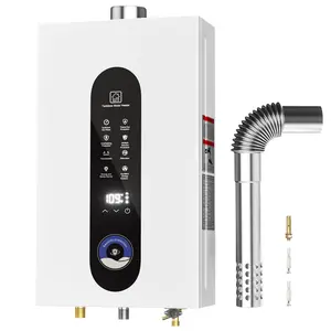 Tankless Water Heater Propane Gas, 18L Instant Hot Water Heater with Fahrenheit Digital Display, Indoor Installation Up to 4.76GPM, 122837BTU