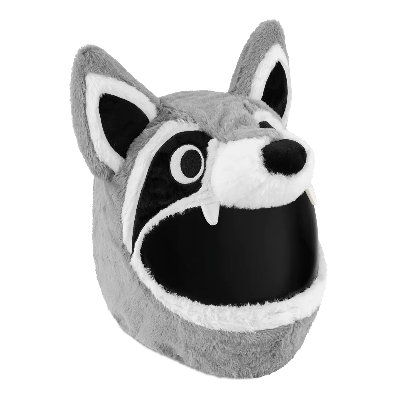 Moto Loot Raccoon Motorcycle Helmet Cover - Unique Bandit Mask Design, Stretchy Material, Anti-Slip Lining, Machine Washable, One Size Fits Most Helmets