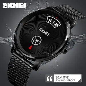 Momentum Simple Personality Creative Dial Men's Watch Fashion Business Waterproof Quartz Wristwatch