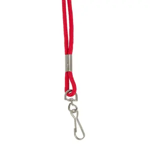 Baumgartens  Sicurix Standard Lanyard, Red - 24 Each