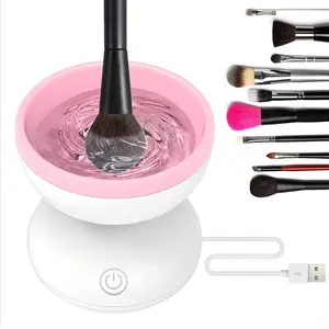 Electric Makeup Brush Cleaner Machine, Silicone Brush Cleaner Machine Beauty Blender Cleanser For Beauty Makeup Brushes