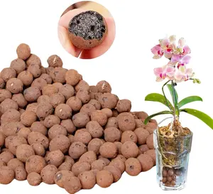 2LB Organic Expanded Clay Pebbles, Natural 4-16mm Clay Pebbles for Plants, for Potting Plants, Growing Bulbs Indoors,and Hydroponics,Light-Weight
